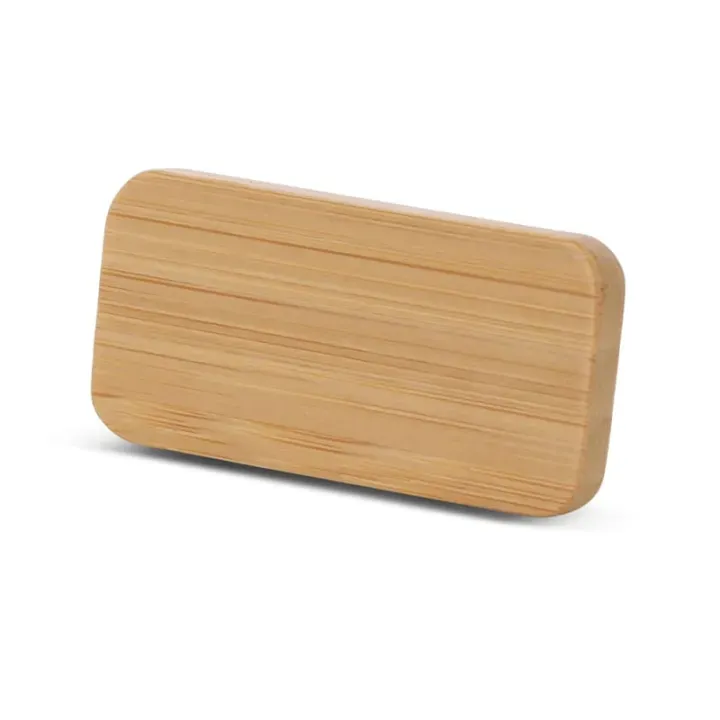 Name badge Bamboo with pin - LT99722 (N0094)